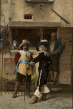 M.Ob.471; Paoletti Antonio Ermolao (malarz); Wyb√≥r szpady; przed 1885; olej; deska; 64 x 43