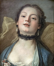 Bemberg Fondation Toulouse - Portrait de jeune femme - Pietro Antonio Rotari- Inv.1042